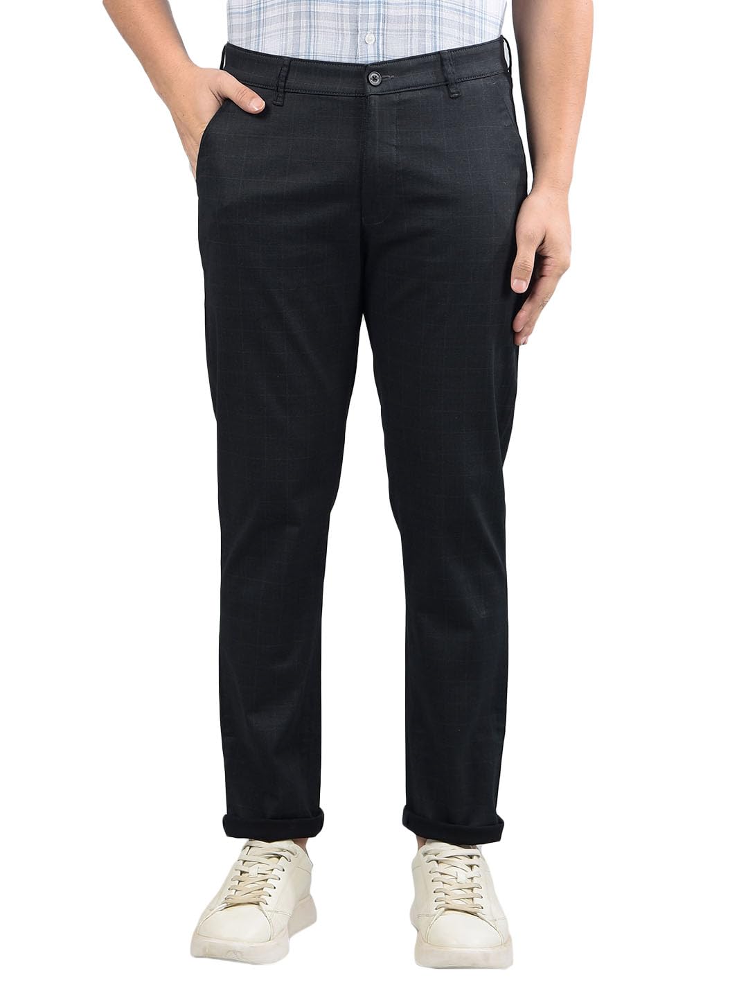 crimsoune club Men's Black Printed Trousers-picture-29