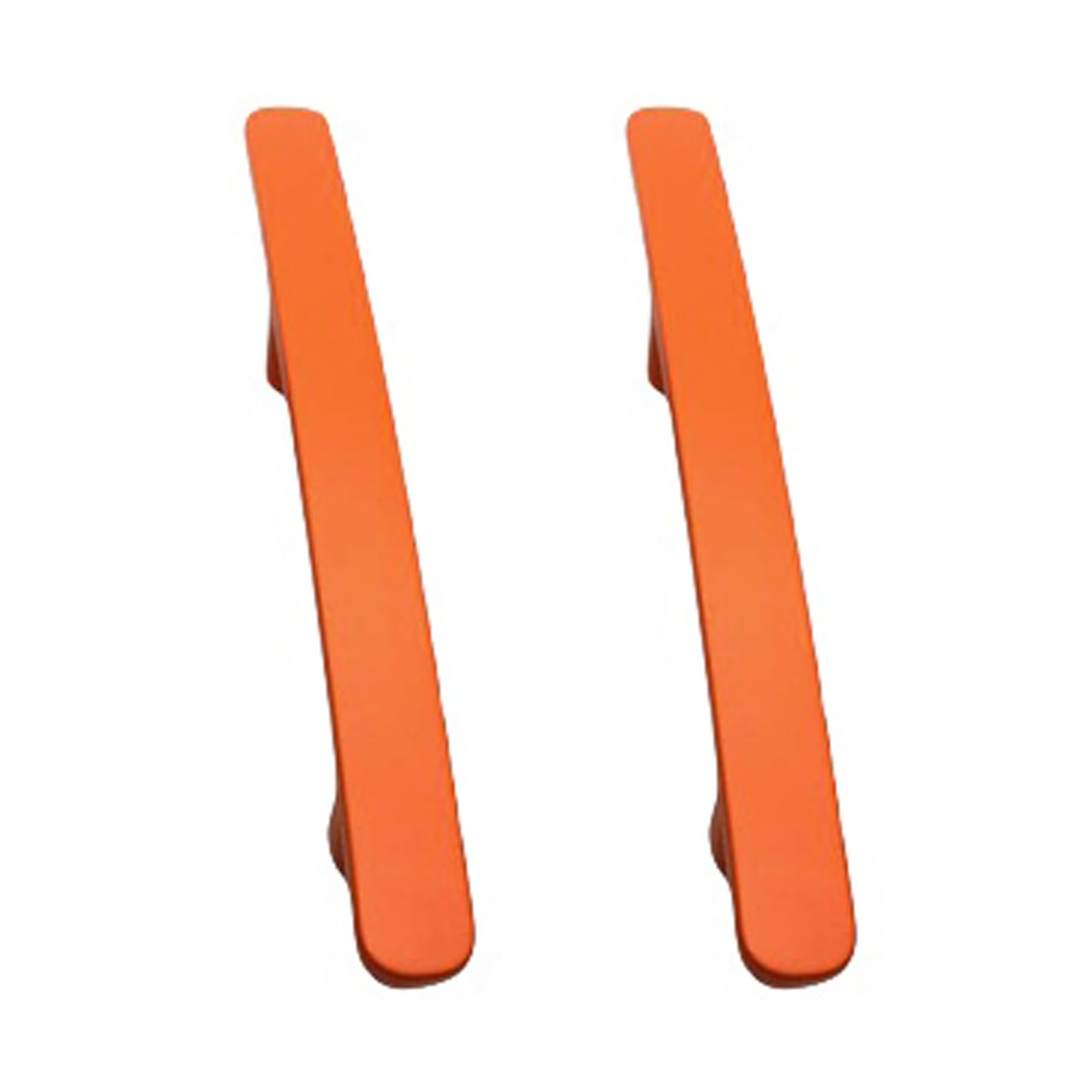 Dswzlqdxb Orange 2Pcs Cabinet Handles Colourful Kitchen Door Handles Zinc Alloy Profiles Drawer Pulls Wardrobe Children's Room Knobs Cupboard Door Levers (Hole Distance 128Mm,)