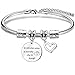 GUOYU Regalo Bracciale Sorella Amica Braccialetto Amicizia Regalo di Laurea Regalo di Compleanno per Sorelle Amici Amiche