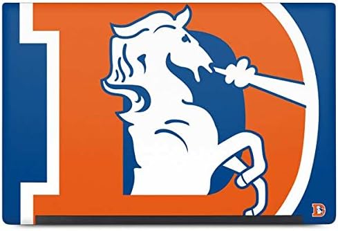 Skinit Decal Laptop Skin Compatible with Latitude 5520 - Officially Licensed NFL Denver Broncos Retro Logo Design