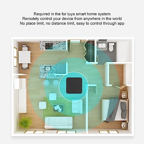 Tuya Bluetooth Gateway, Smart Home WiFi Bridge for Google Assistant Smart Devices Voice Control, App Remote Control - Image 2