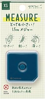 Midori 35534006 Measure XS 5.9 ft (1.5 m) Navy A
