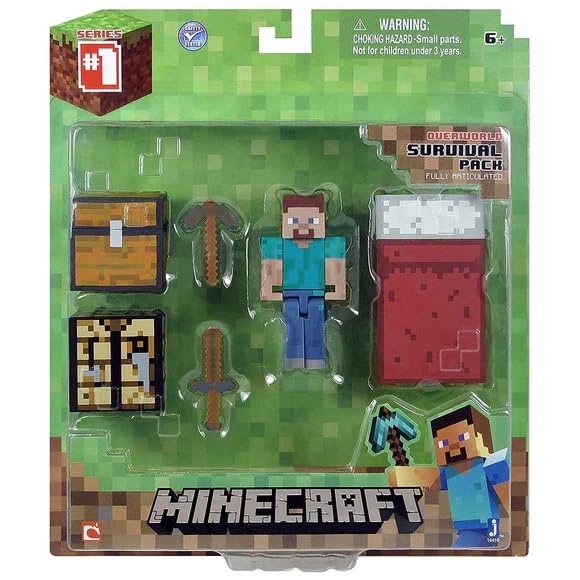 SMALL CLAP Minecraft Overworld Core Survival Pack - Series 1 (B0D7D5TBNW) Amazon Price History, Amazon Price Tracker
