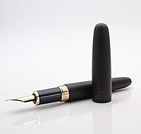 Vista 6 de JINHAO 9056 - Pluma estilográfica de madera natural hecha a mano (madera de ébano, punta fina de 0.020 in)