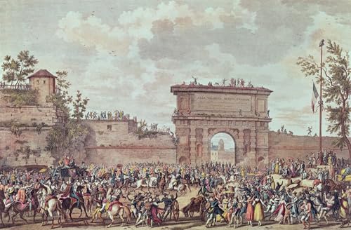 Toile Pour la Décoration du Salon l'Entrée des Français à Milan Vernet