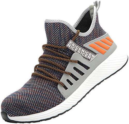 Dykhmily  Scarpe antinfortunistiche unisex con cappuccio in acciaio