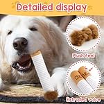 3Pcs Giggle Zigaretten-Hundespielzeug, Interaktives Plüsch-Spielzeug Mit Box für Kleine, Mittelgroße und Große Hunde – Bild 3