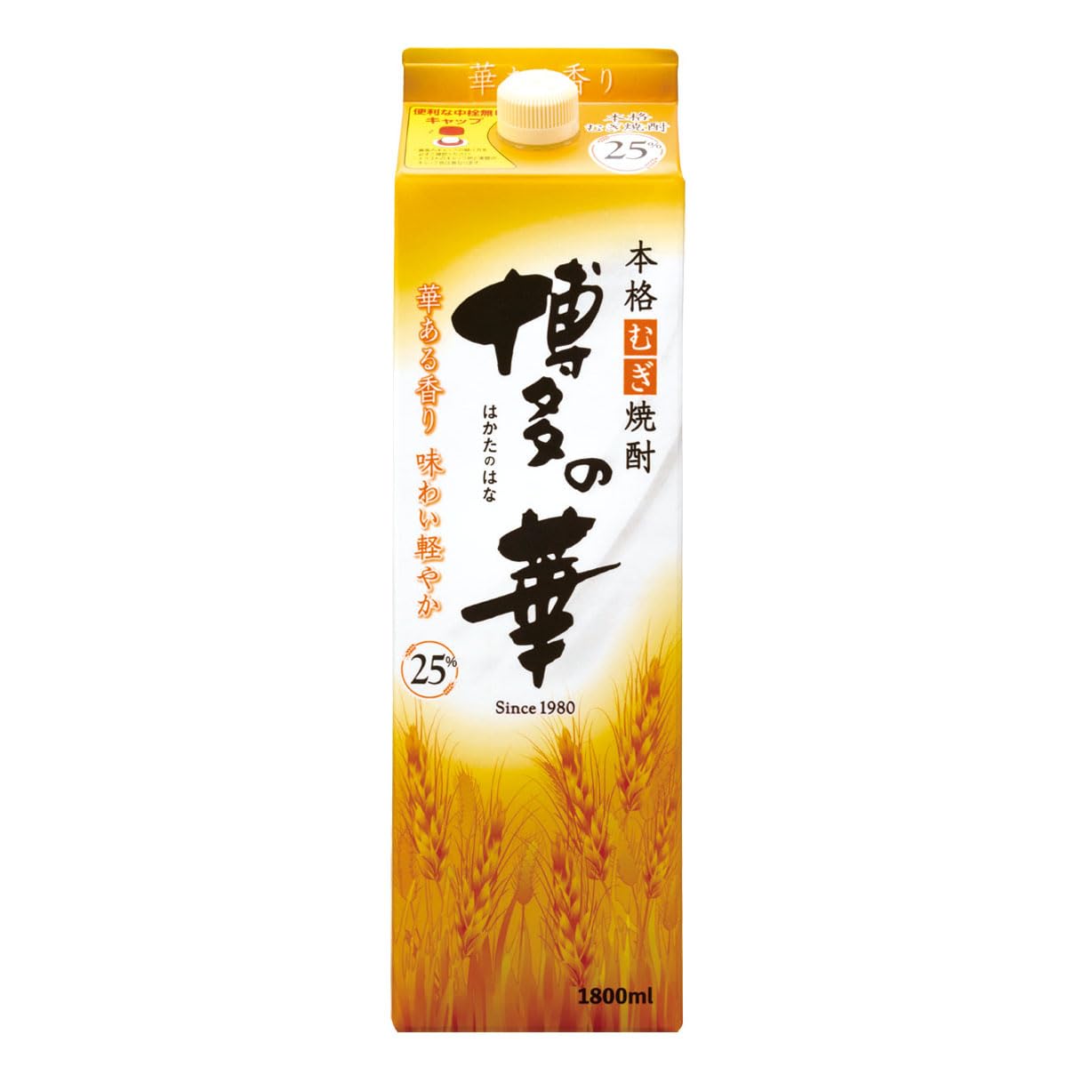 九州名産　本格焼酎18本セット　博多の華1800ml 紙パック入　くろうま6本 Amazon.co.jp: 乙 博多の華 麦25°パック／福徳長 1.8L × 6本 : 食品