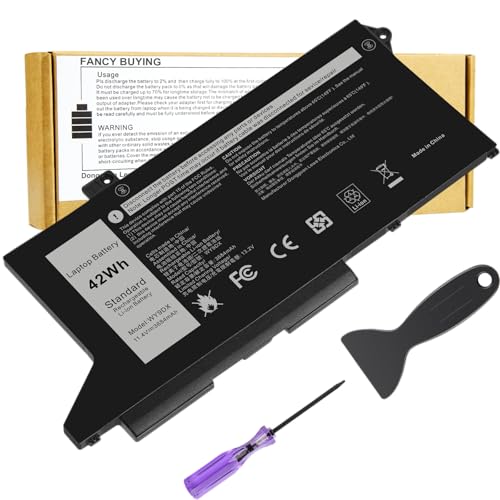 Image of 42Wh WY9DX Battery Replacement for Dell Latitude 14 5420 15 5520 Precision 15 3560 Series P137G P137G001 P104F P104F001 P104F002 1K2CF 01K2CF M3KCN 75X16 075X16 WK3F1 005R42 0WK3F1 0M3KCN