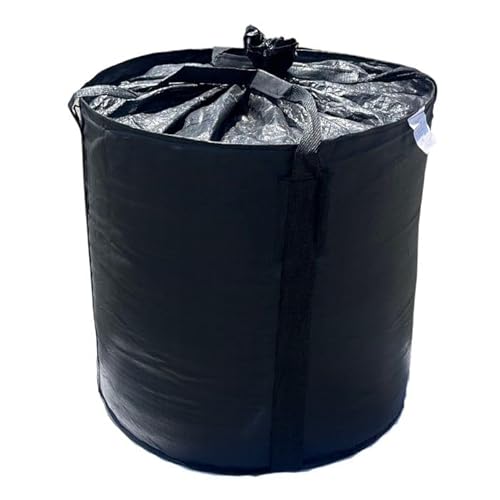 フレコンバッグ 1t 耐候性 黒 丸型 UVカット 1100×1100 反転ベルト付 10枚入