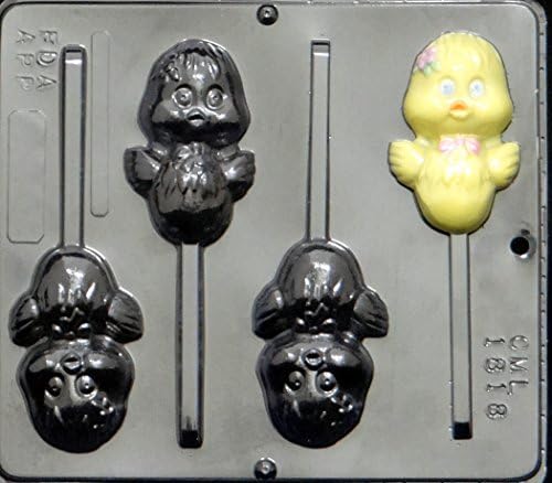 Chickie Lollipop Chocolate Candy Mold Easter 1818