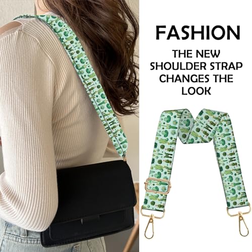 Image of Purse Strap Crossbody Shoulder Canvas Straps 1.5 inch Wide Replacement Adjustable Aesthetic Cute for Women Girls Bag