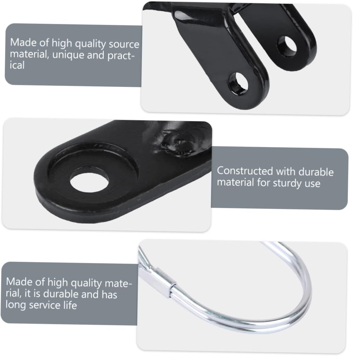 GALPADA Bike Trailer Connector Axle Mount Attachment Accessories Towing Hitch Coupler Bike Trailer Adapter Black