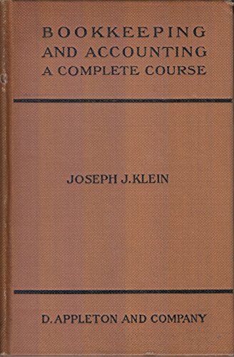 Bookkeeping and Accounting: A Complete Course b... B00OKQMTTA Book Cover