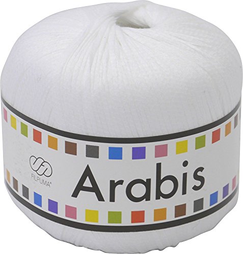 パピー アラビス 毛糸 中細 9719 ホワイト 系 40g 約165m 10玉セット 10000369