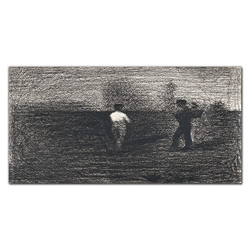 Tableau en verre trempé 100x50cm Paysan pour une décoration murale moderne