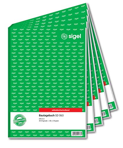 Rapport de chantier Sigel sd063 suivi quotidien de vos travaux