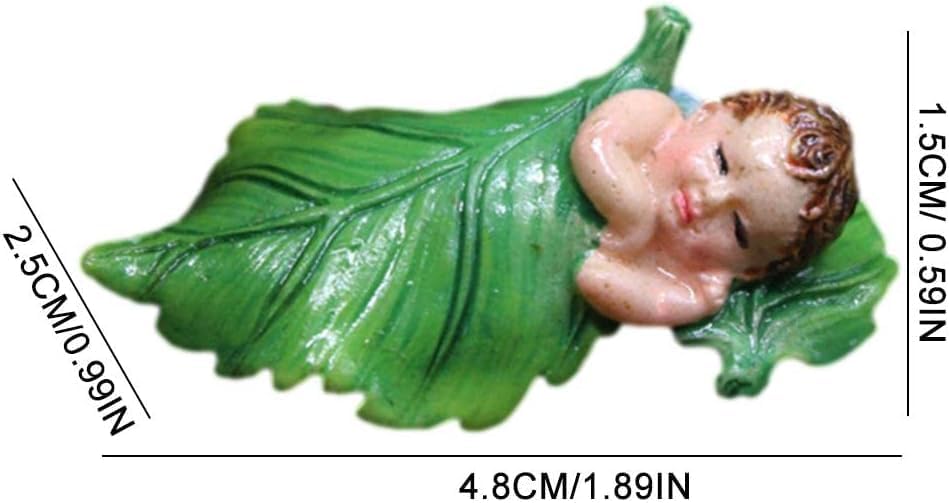 Miniatura 2 de Figuras en miniatura de hadas durmientes, animales de jardín de hadas para jardín, accesorios, suministros iry, micro paisaje, macetas, decoración