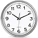 Bernhard Products Wall Clock Silent Non-Ticking Large 12