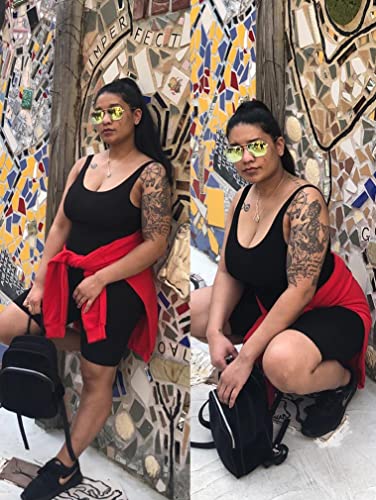 Zilezile Women's Sexy Bodycon One Piece Romper Sleeveless Tank Top Shorts Jumpsuit Black #TOP5