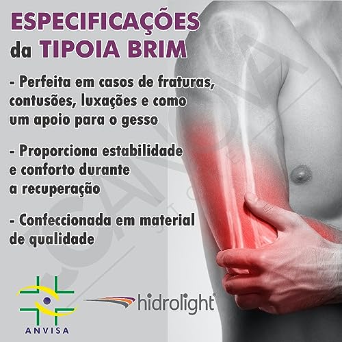 Tipoia Brim Hidrolight Lesões Imobilização Do Ombro Clavicula Cotovelo Braço e Antebraço Estabilizad