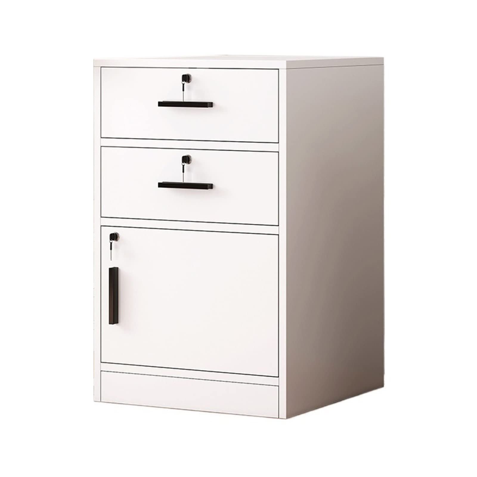 ASerZenith Vertical File Cabinet With Printer Storage And Lockable Drawer Office Side Cabinet For Home Floor Storage,C-One Size