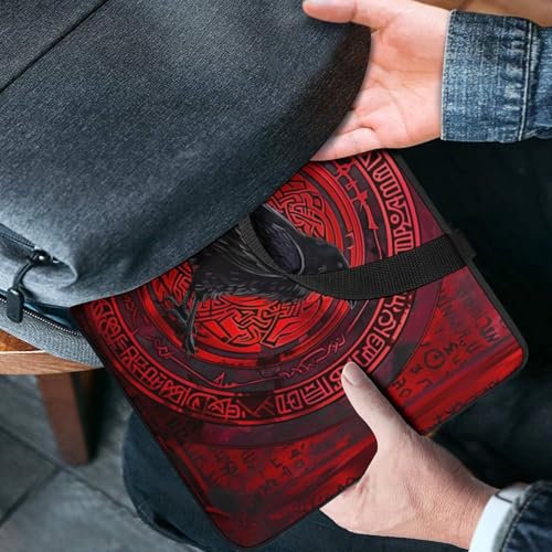 Crow Viking Laptop Bag Laptop Case Computer Messenger Bag with Adjustable Shoulder Strap4