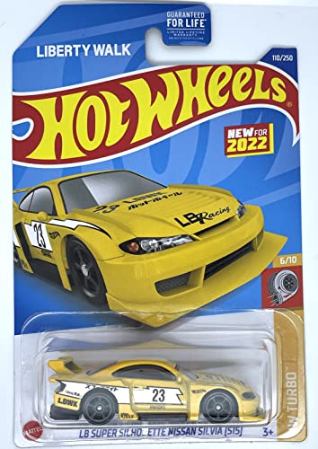 Hot Wheels 2022 - LB Super Silhouette - Nissan Silvia (S15) - Yellow miniatura 1