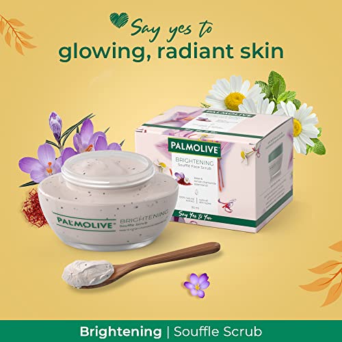 Image of Palmolive Brightening Face Care Combo - Foam Face Wash and Souffle Face Scrub with 100% natural extracts