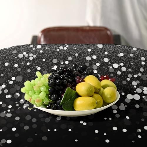 Nappe de pique-nique et camping 140x140 cm bicolore à paillettes - 7
