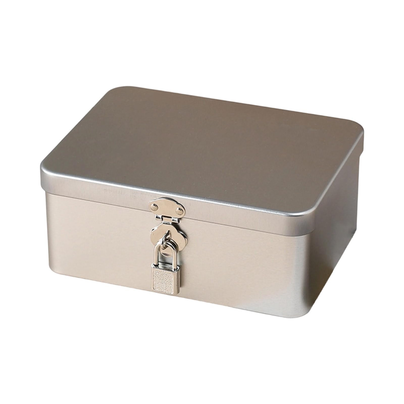 Elnwnnkc E Lnwnnkc Retro Decorativ Metal Storag Box With For Jewelry Documents Organizers Antiqu Supply Organizers