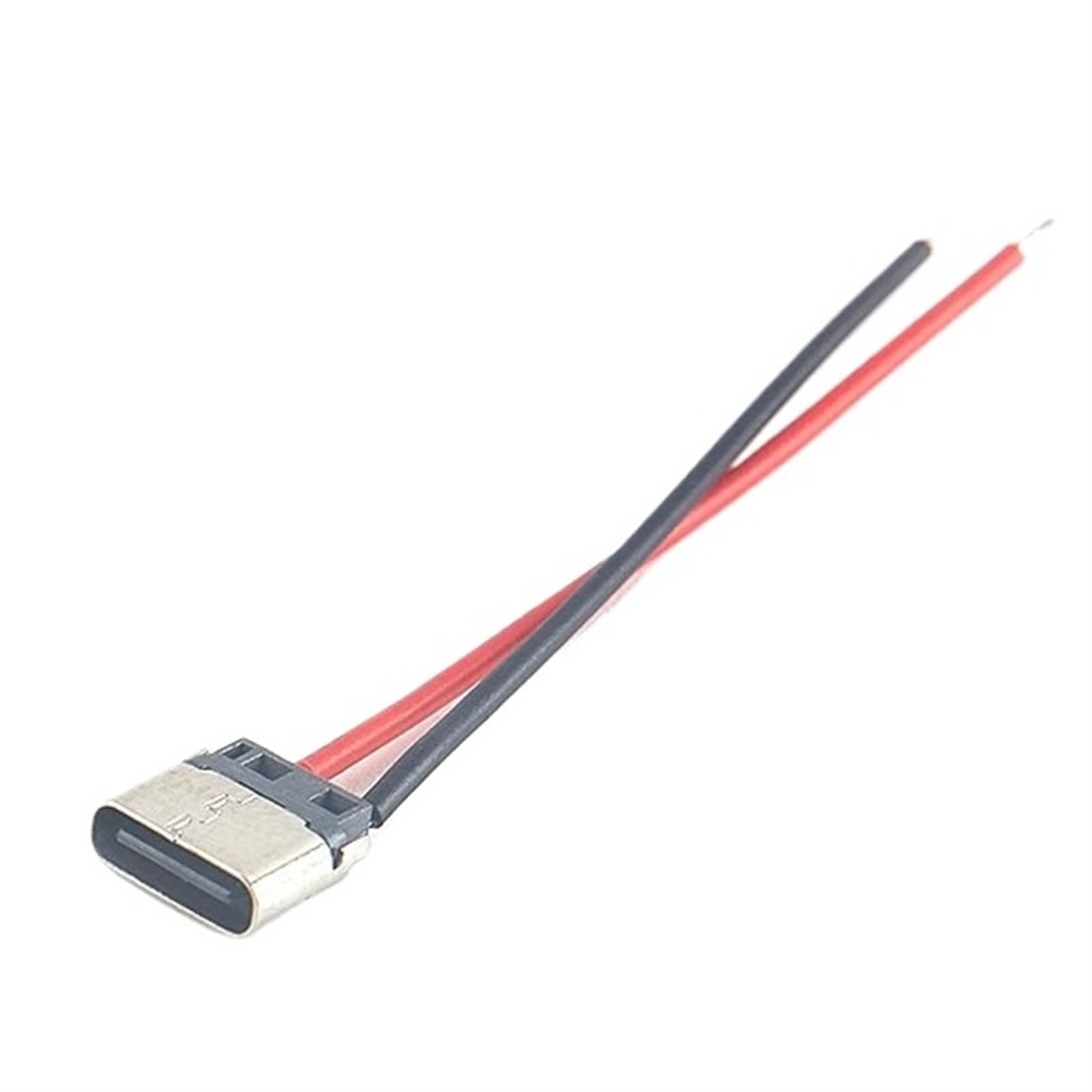 5/10 Uds USB C 2P cavo di saldatura cavo connettore femmina per ricarica del telefono cellulare (10 pezzi)