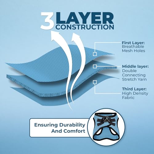 image for Best Pet Supplies Voyager Step-in Air Harness - All Weather Mesh, Refl