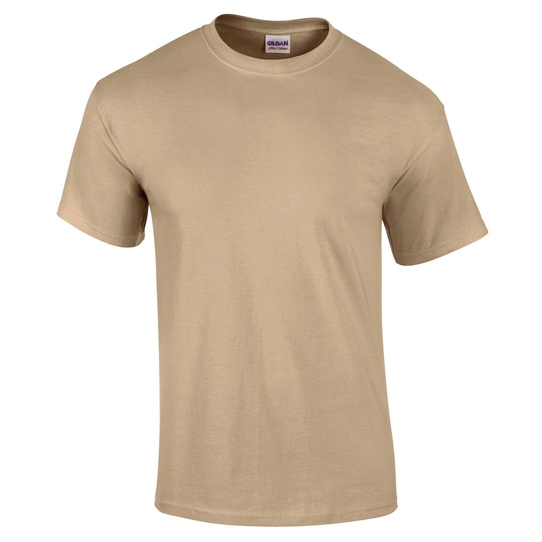 Gildan Unisex Tan Ultra Cotton™ Adult T-Shirt Brand