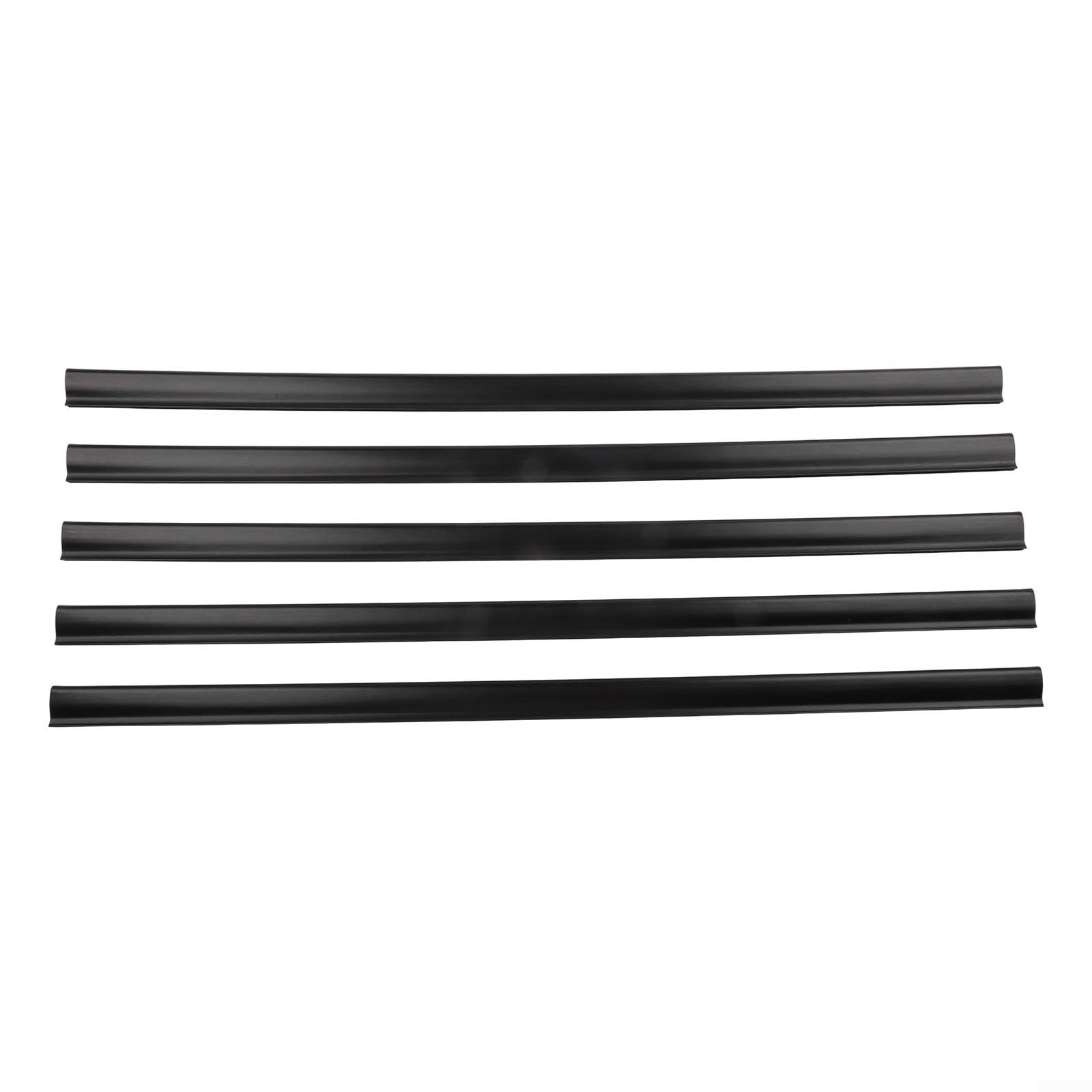 Strisce di copertura piatte per piscine fuori terra, 61 cm, clip di fissaggio in PE nero per fissare il rivestimento della piscina, accessori protettivi per bordi lisci per nuoto (B)