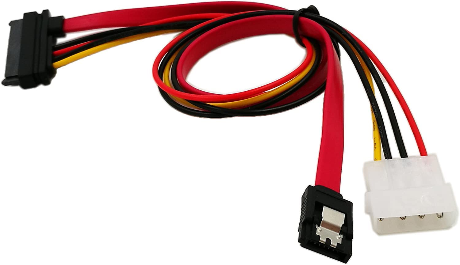 Cable combinado de datos y alimentación SATA Serial ATA de 15 pulgadas (SATA22Pin a datos+alimentación) 2
