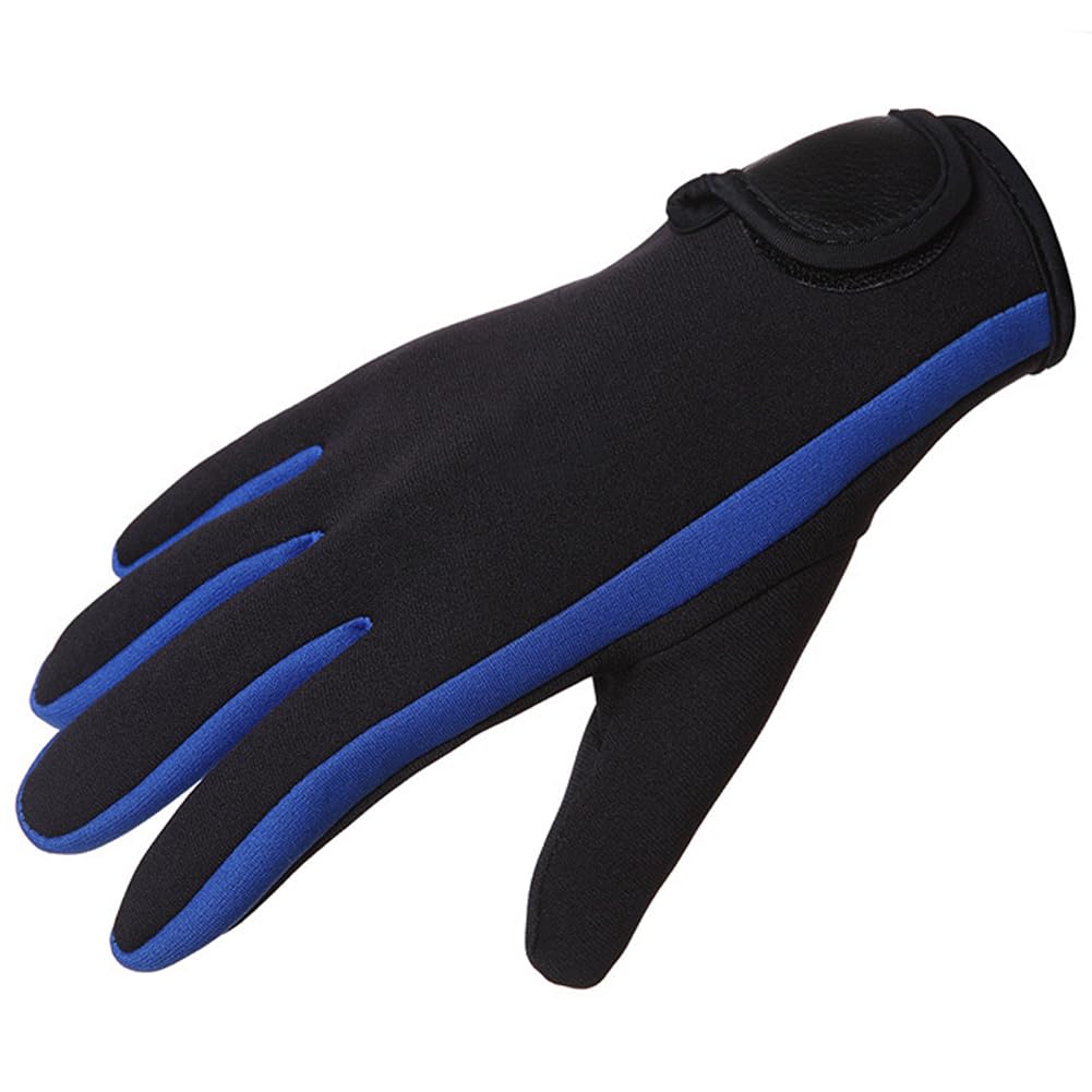 Guanti da muta da 3 mm, in neoprene, antiscivolo, termici, con cinturino da polso regolabile, per uomini, donne, adolescenti, immersioni, snorkeling, kayak, nuoto, surf, pagaia, vela, pesca, sport