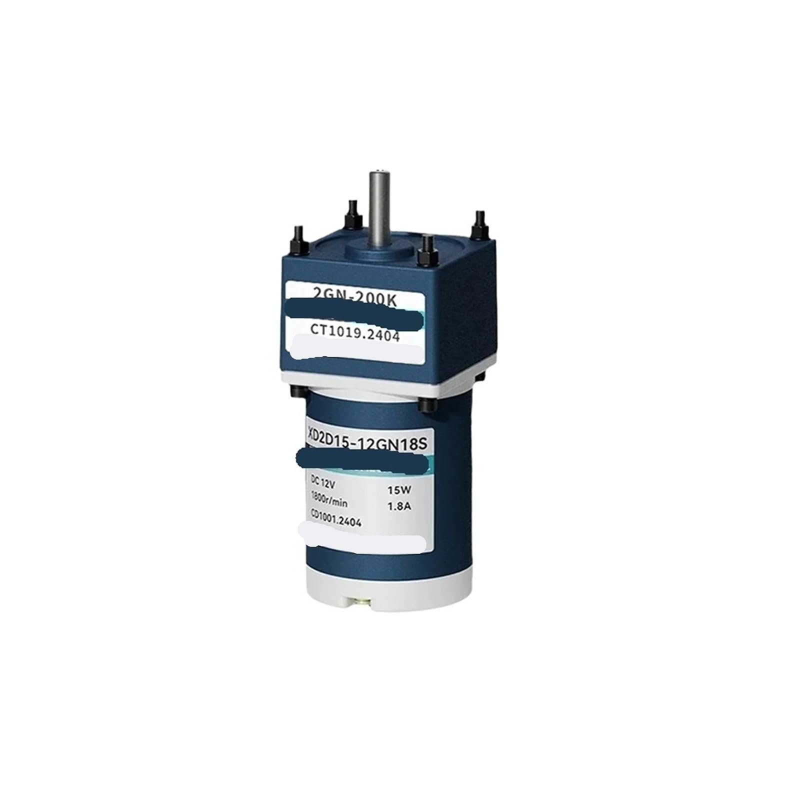 NVSFZGIYG 15W High Torque DC Gear Reducer Motor 12V 24V Speed Adjustable CW CCW(210RPM-24V O MOT)