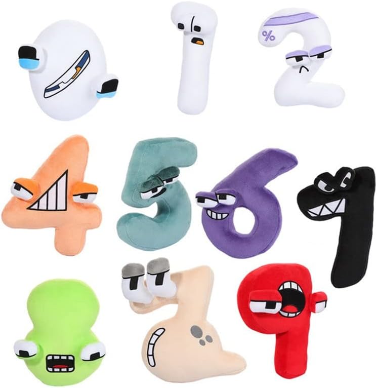 Alphabet Lore Plush Toy, Alphabet Lore Plushies Doll,Soft Alphabet Lore Stuffed Dolls Educational Letter Toys, Christmas Birthday Fans Gifts for Kids Adult