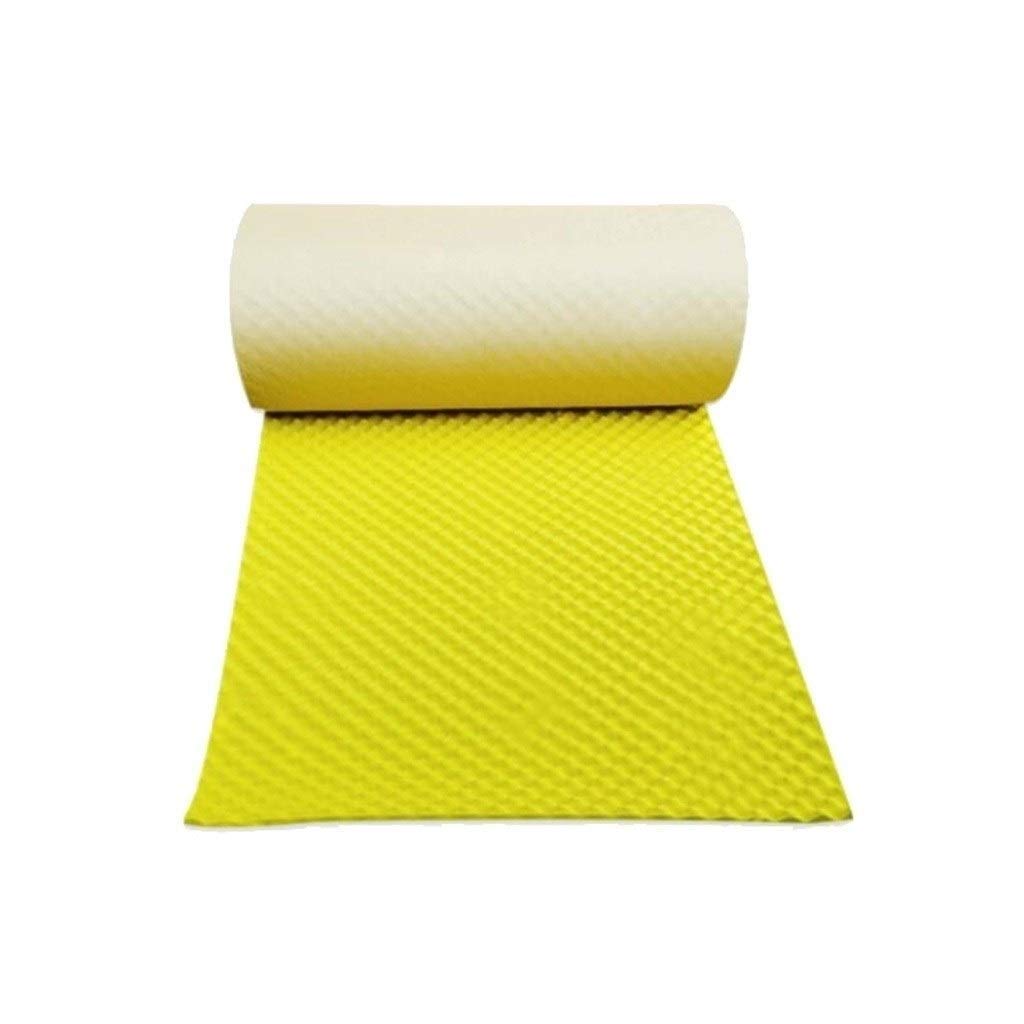 Pannelli acustici, Cotone fonoassorbente Portatile Giallo, Adesivi murali Decorativi per l'aula della Scuola Materna Autoadesivi per la prevenzione del Fuoco