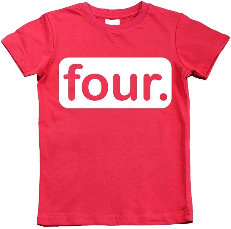 4th Birthday Shirt boy Gifts for 4 Year Old Boys Shirts Toddler Tshirt Fourth 4