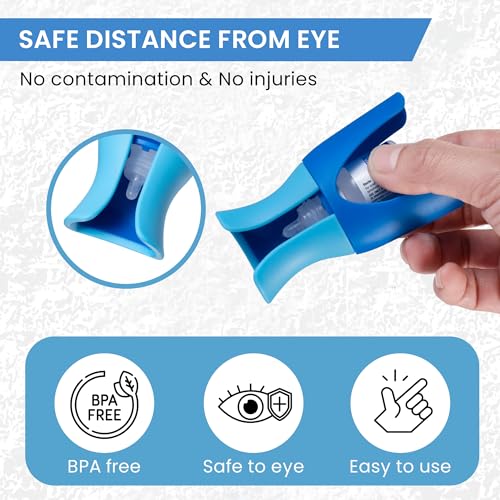Remedic Eye Drop Guide with Silicone Adapter – Reusable Tool for Clean, Precise Eye Drop Application – Easy to Use Eye Drop Helper for Seniors, Caregivers & Family – Fits Most Eye Drop Bottles - Thumbnail 6