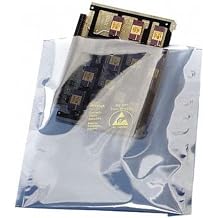 SCS 1001012 Transparent Metal-in Static Shielding Bag - Open Top 10 x 12 100/Pkg.