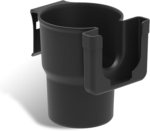 Shakas Expansor de portavasos de automóvil, PP con ventilación central de aire, asiento trasero, soporte inferior para teléfono celular, caja de