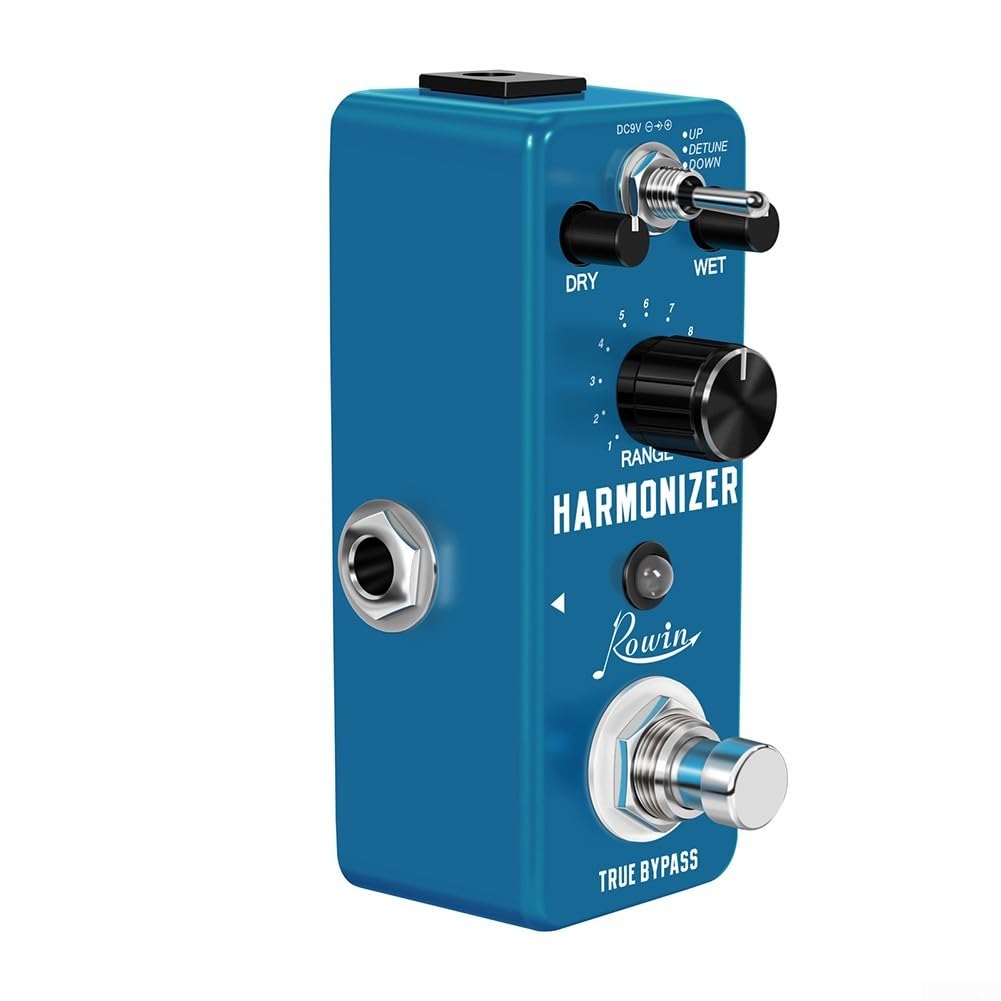 Pedale per armonizzatore per chitarra, con effetti digitali True Bypass, con cambio di precisione e modalità, per effetti sonori migliorati