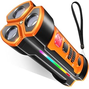 Dog Bark Deterrent Devices 2024 Release Anti Barking Device for Dogs Barking Silencer in 55FT Indoor Outdoor 3X Head Anti Bark Device with Flashlight &Party Flashlight Portable Training Tool