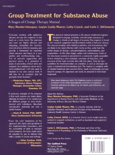Group Treatment for Substance Abuse: A Stages-of-Change Therapy Manual