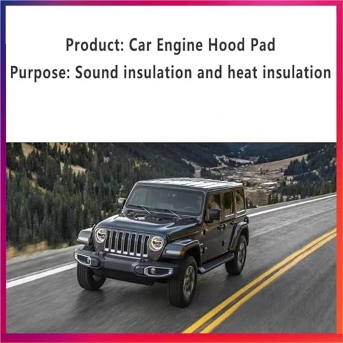 Isolant de capot avant pour Jeep Wrangler JL spécial bivouac