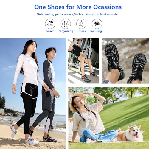 Image of Hike Barefoot Shoes Women Men Pro Water Footwear Wide Toe Box Non-Slip Unisex Athletic Outdoor Running Shoes