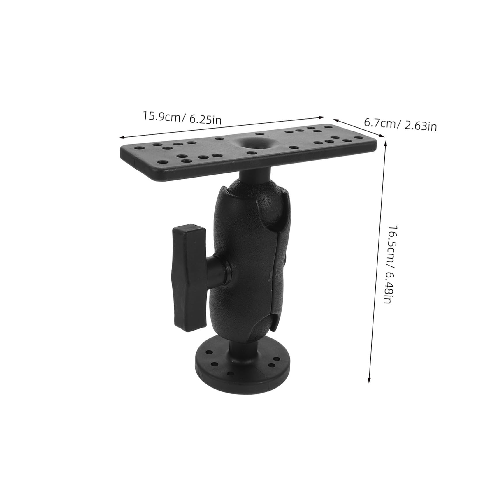 KOMBIUDA Support De Chasse Poisson Support Rotatif Universel pour Sondeur pour Sondeur Universel Système De Montage Rotatif pour
